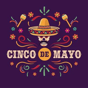 Cinco de Mayo vector illustration, May 5 Stock Illustration