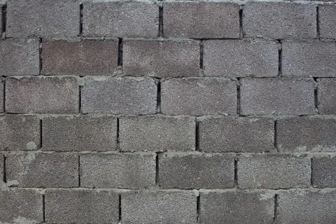 Cinder block wall Stock Photos