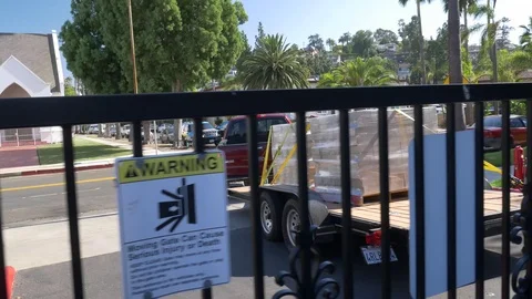 The Cinder Blocks Have Arrived Stock Footage 123947695
