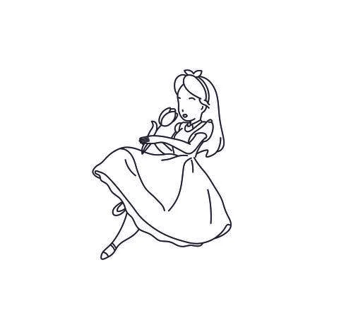 Cinderella Stock Illustration
