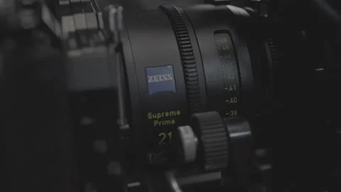 Cine camera and lens setup Stock Footage 273455919