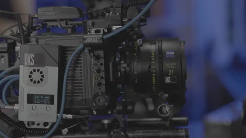 Cine camera and lens setup Stock Footage 273461250