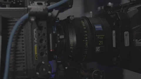 Cine camera and lens setup Stock Footage 273462922