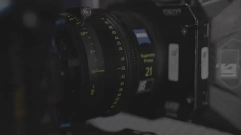 Cine camera and lens setup Stock Footage 273464603