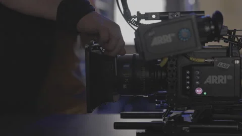 Cine camera and lens setup Stock Footage 273464978