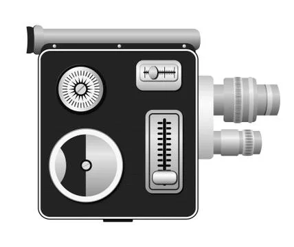 Cine camera Stock Illustration