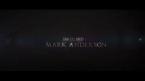 Cine Credit V.1 Стоковые After Effects