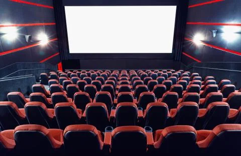 Cinema auditorium Foto stock