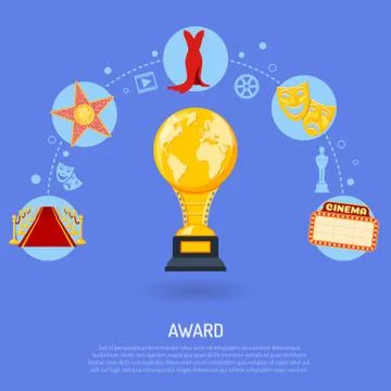 Cinema Award Concept Stock Illustration