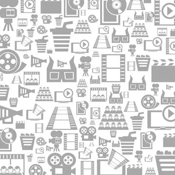 Cinema a background Stock Photos
