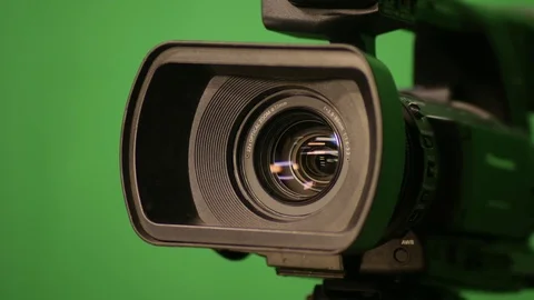 Cinema broadcast TV camera in motion Stock Footage 85125573