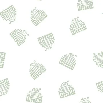 Cinema building glyph vector seamless pattern Ilustración de archivo