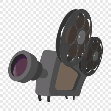 Cinema camera cartoon icon Stock Illustration