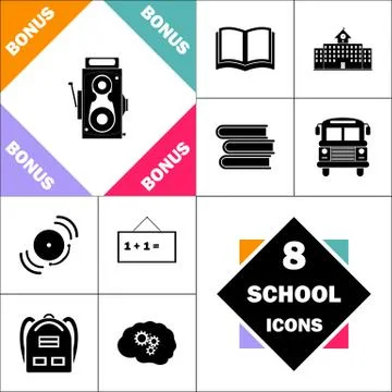 Cinema camera computer symbol Stock Illustration