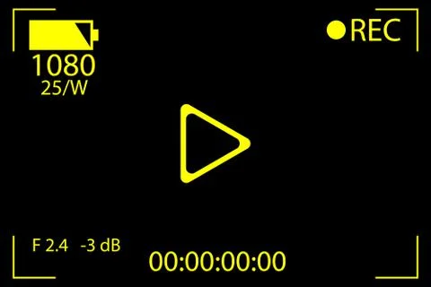 Cinema camera icon, flat design best vector icon. Stock Illustration