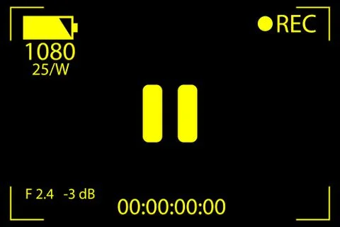 Cinema camera icon, flat design best vector icon. Illustrazione stock