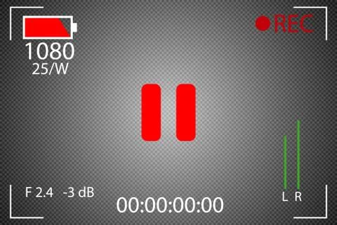 Cinema camera icon, flat design best vector icon. Stock Illustration