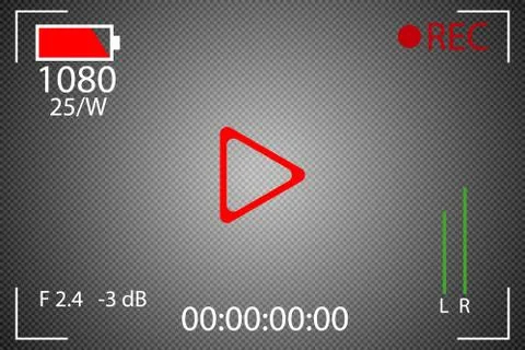 Cinema camera icon, flat design best vector icon. Stock Illustration