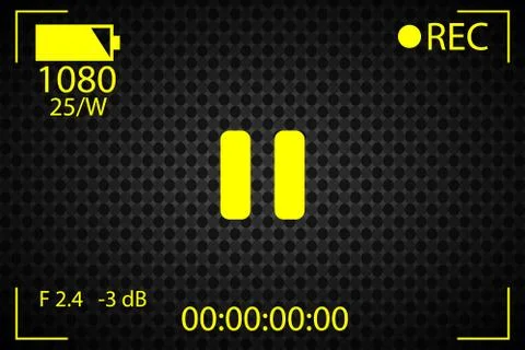 Cinema camera icon, flat design best vector icon. Stock Illustration