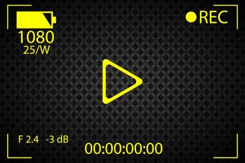 Cinema camera icon, flat design best vector icon. Stock-Illustration