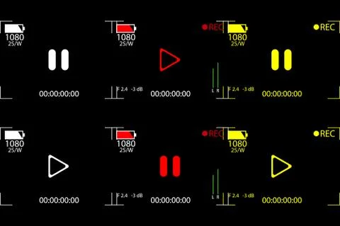 Cinema camera icon, flat design best vector icon. Stock Illustration