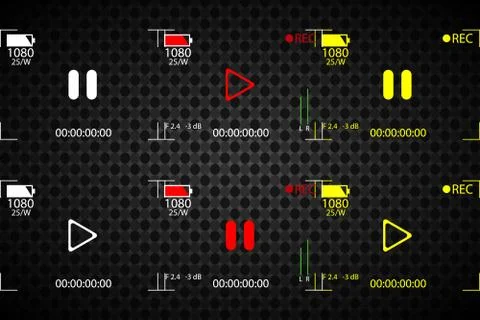Cinema camera icon, flat design best vector icon. Stock Illustration