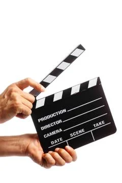 Cinema clap Stock Photos