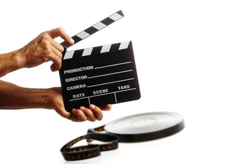 Cinema clap Stock Photos