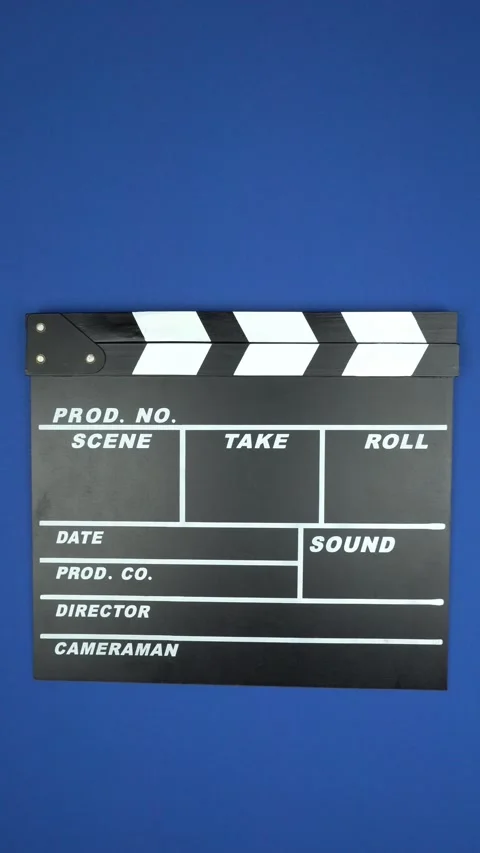 Cinema Clapper Stock Footage 282610574