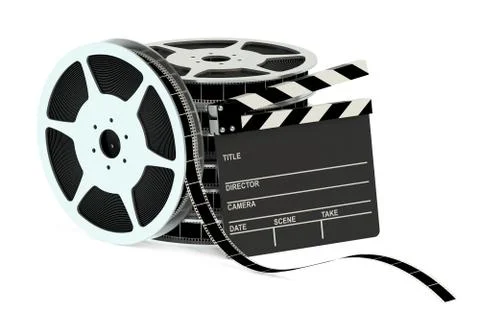 Cinema concept, 3D rendering Stock Illustration
