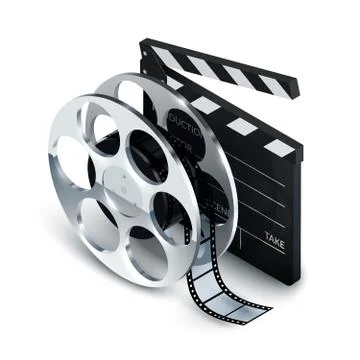 Cinema Concept Realistic Stock Illustration