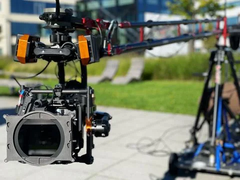 Cinema crane Stock Photos