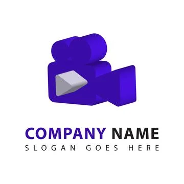 Cinema creative design template. Stock Illustration