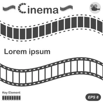 Cinema design elements Stock-Illustration