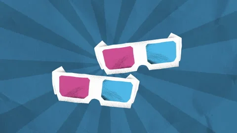 Cinema-glasses Stock Footage 257263578