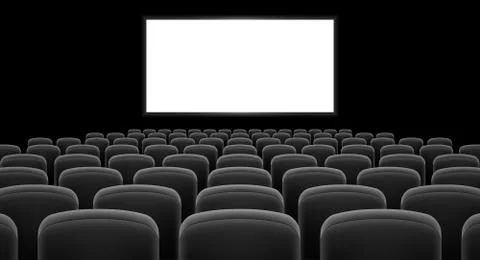 Cinema hall Stock Illustration