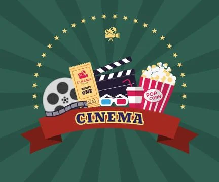 Cinema Stock Illustration