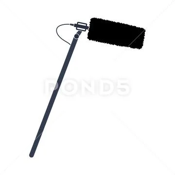 Cinema Microphone Icon Stock Illustration