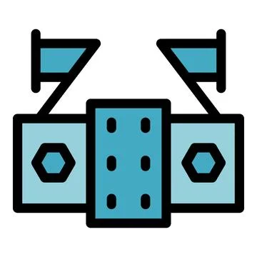 Cinema mount icon vector flat Stock Illustration