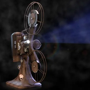 Cinema projector Stock Illustration