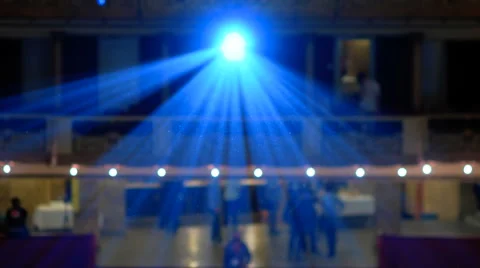Cinema Projector Screening on the Wall Stock Footage 68625872