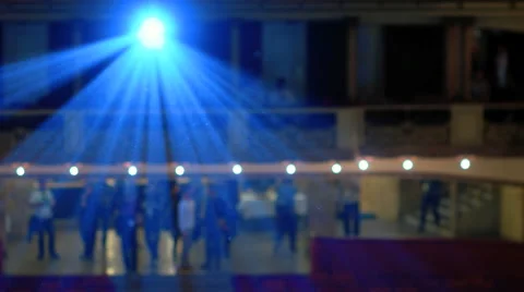 Cinema Projector Screening on the Wall Stock Footage 68626037