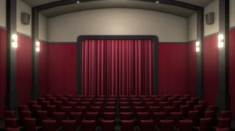 Cinema screen Stock Footage 35890771