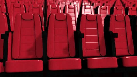 Cinema Seats Animation 스톡 동영상 74823380