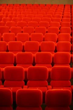Cinema seats Stock Photos