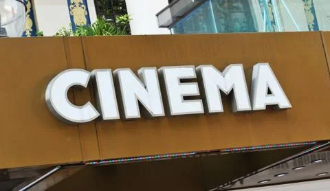 Cinema sign Stock Photos