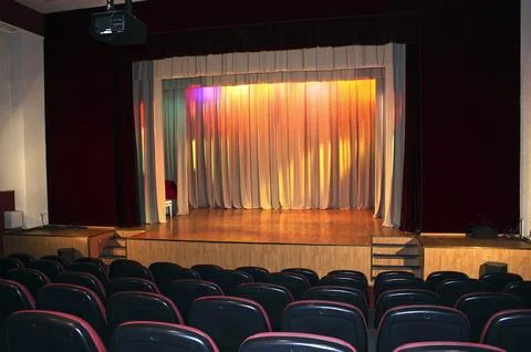 Cinema for the spectators. Stock Photos