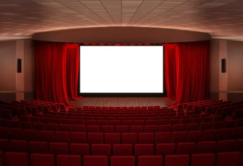 Cinema  stage Stock Illustration