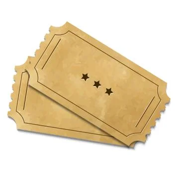 Cinema ticket Stock Illustration