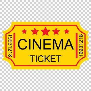 Cinema ticket Stock Illustration